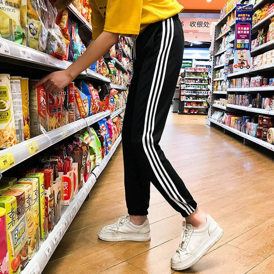 Autumn loose Casual Pants Capris - Mubimart
