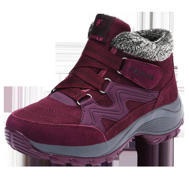 Hiking Shoes For Women Real Leather Non-Slip Outdoor Hiking Boots Trekking Shoes Waterproof Sport Sneakers Camping Sport Shoes - Mubimart