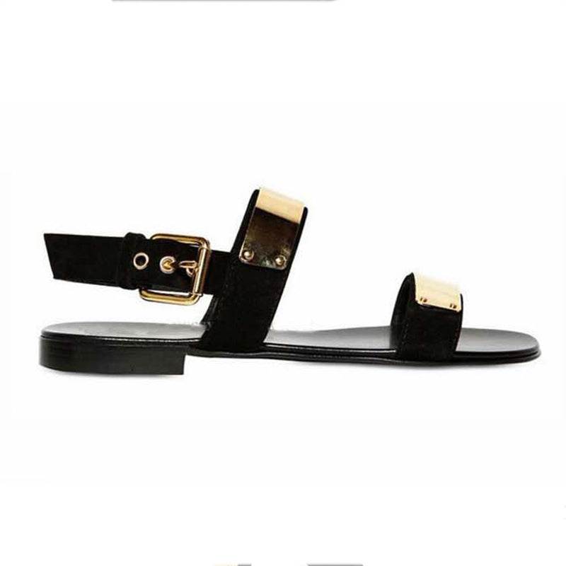 Summer Men Shoes Designer's Genuine Leather Men Sandalias Zapatos Mujer Rome Rock Fashion Mens Sandal Shoes - Mubimart
