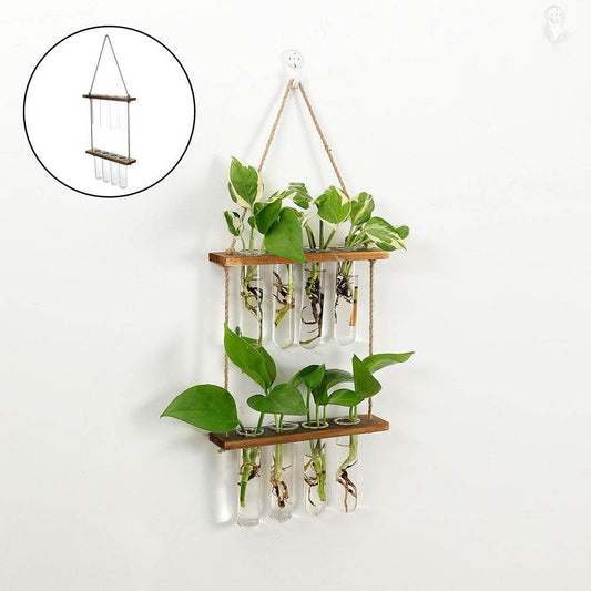Wall Hanging Terrarium Flower Glass Planter Propagator for Plant Garden - Mubimart