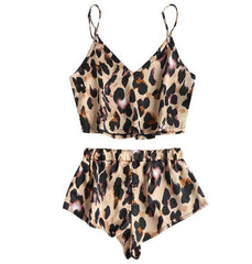 Leopard Pajama Set - Mubimart -  