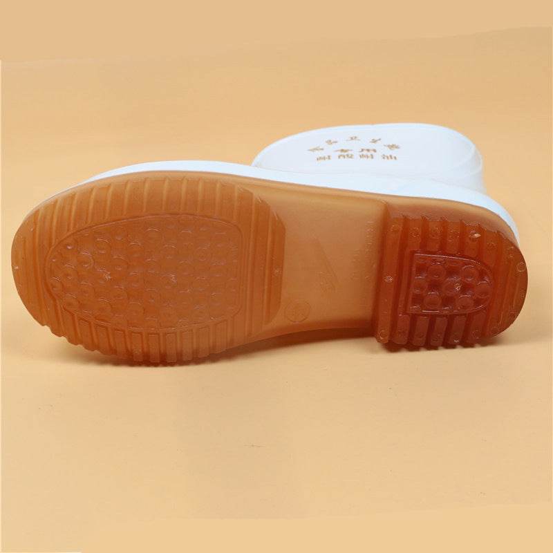Short White Rain Boots For Men and Women - Mubimart