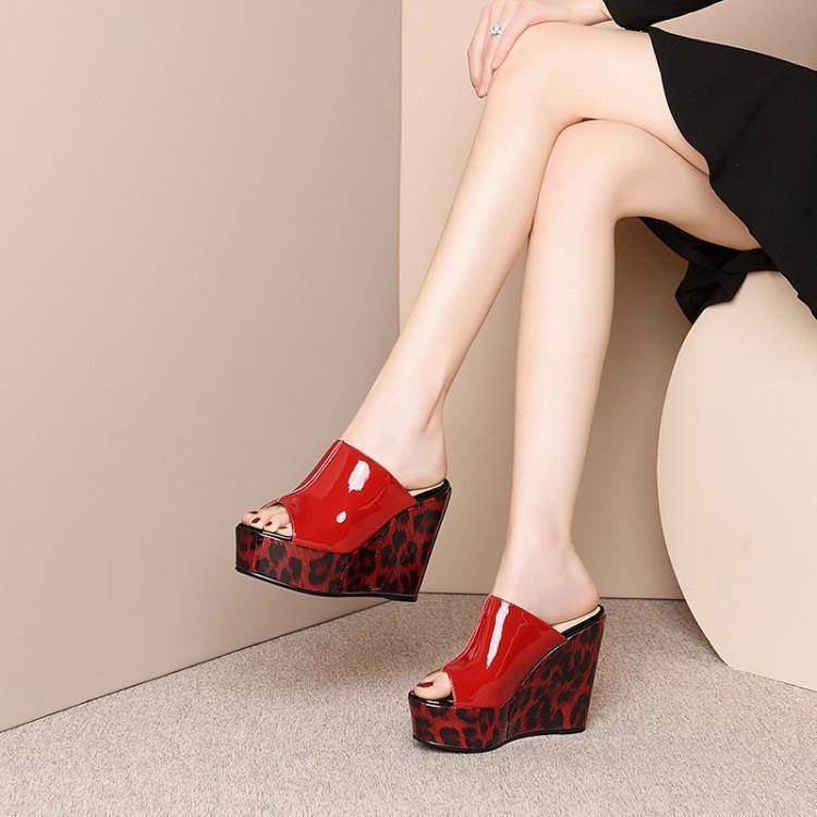 Outer Wear Wedge Women's Sandals - Mubimart