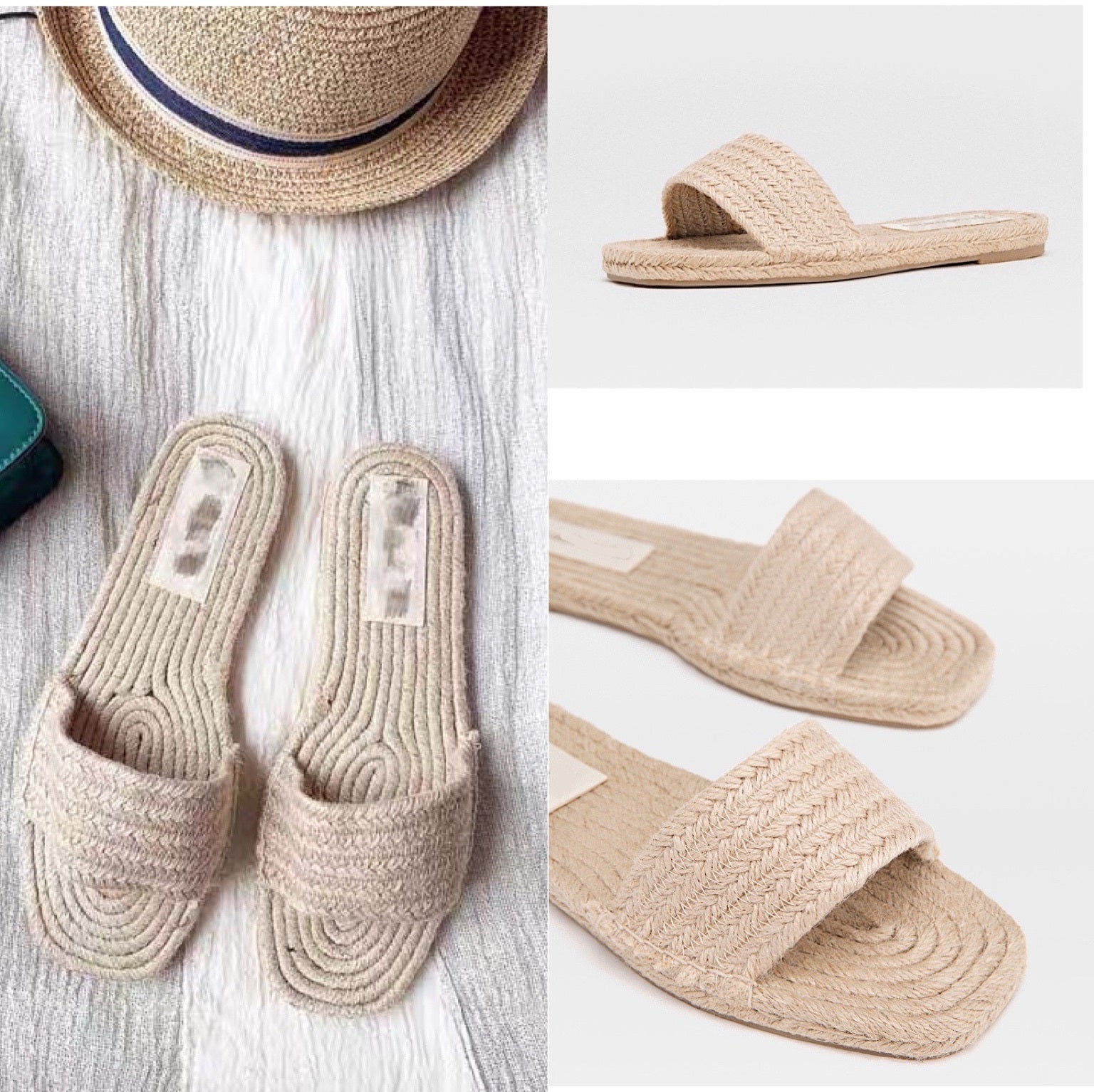 Bohemian flat slippers female espadrilles