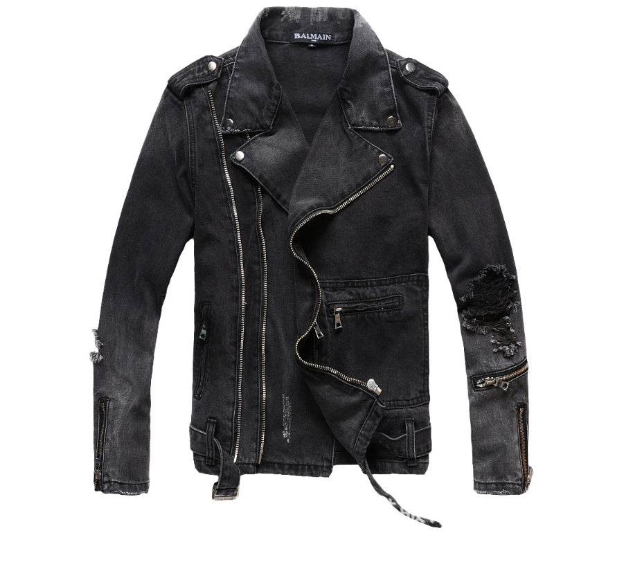 Denim jacket black denim jacket - Mubimart