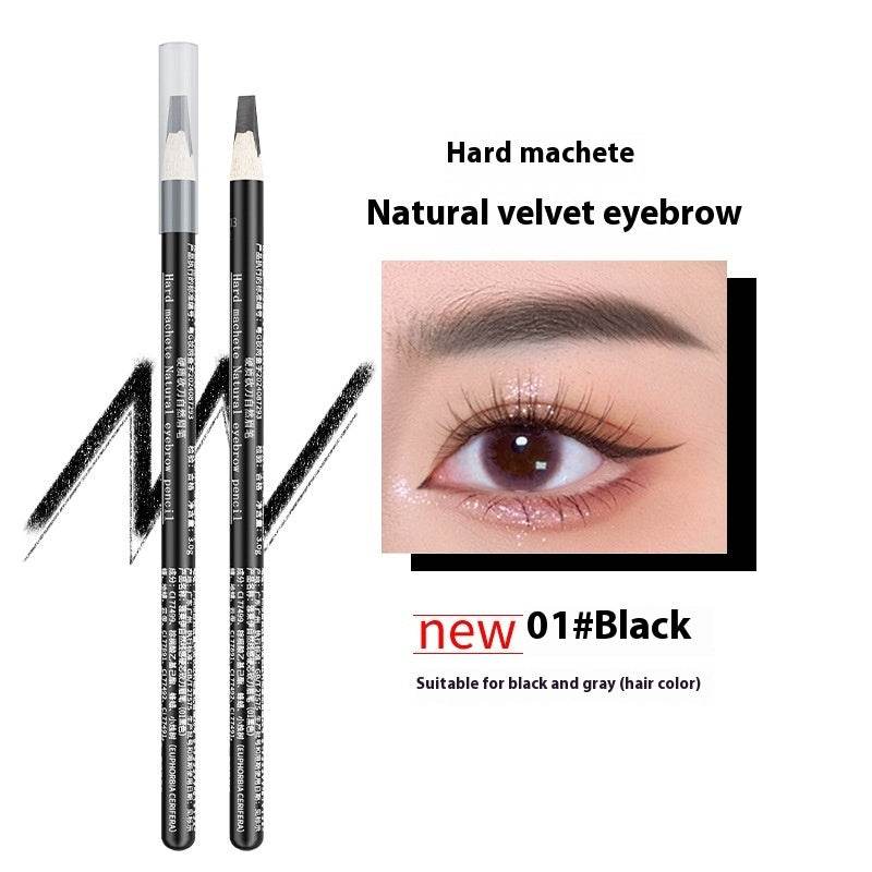 Hard Core Waterproof Natural Not Smudge Eyebrow Pencil - Mubimart