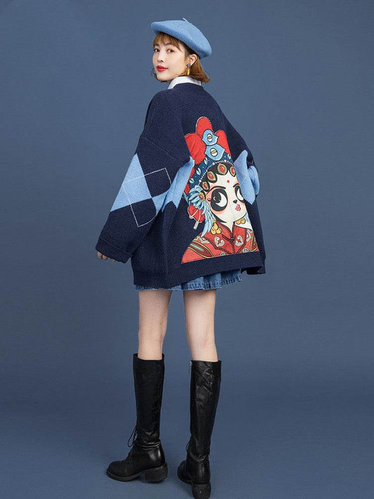 Sweater sweater coat - Mubimart