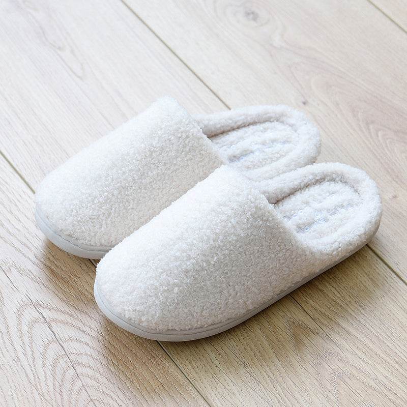 Winter cotton slippers women indoor home - Mubimart