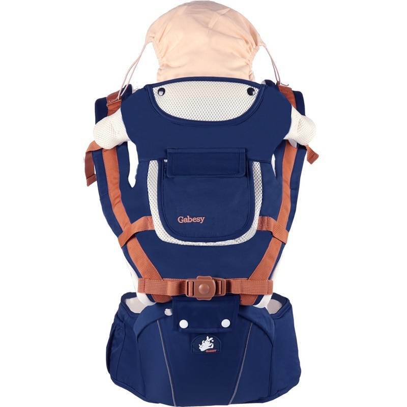 Multifunctional breathable baby carrier ergonomic baby slingshot adjustable belt newborn baby travel strap mother waist back stool - Mubimart
