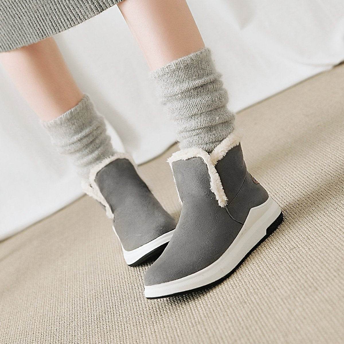 Platform snow boots - Mubimart