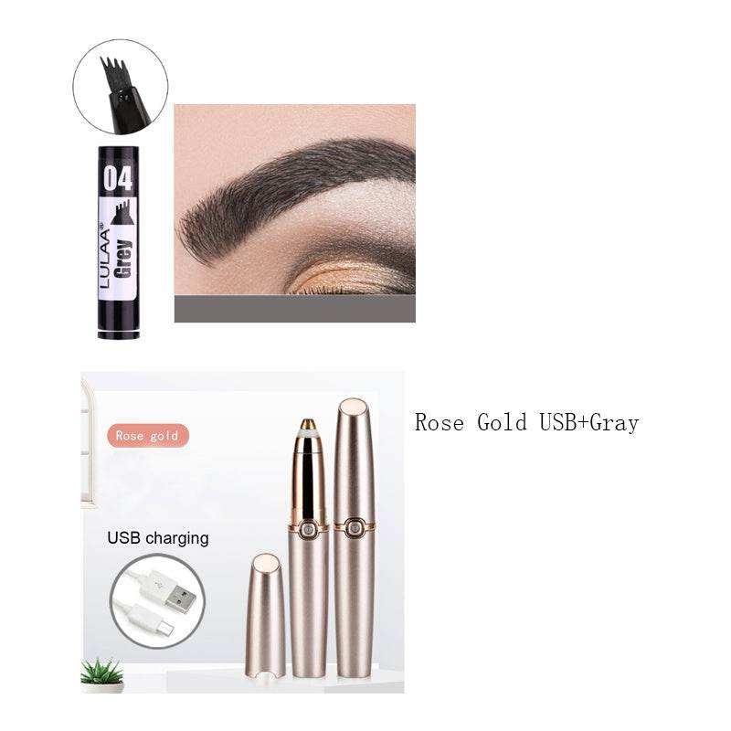 Electric Eyebrow Repairer Not Blooming Liquid Eyeliner - Mubimart