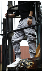 New Casual Pants Men Cotton Cargo Pants