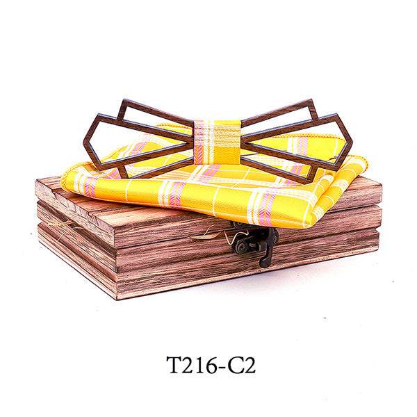 Wooden bow tie - Mubimart