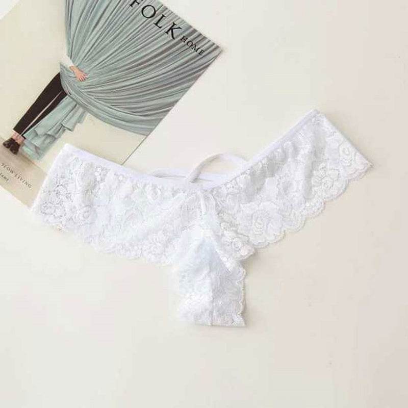 Thong Sexy Lingerie Ladies Underwear Seamless Lace Panties Bikini Panties Thong Panties Briefs Tan a Women's Thong S-3XL - Mubimart