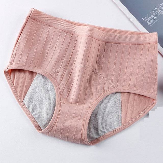Panties For Menstruation Cotton Menstrual Panties Plus Size - Mubimart