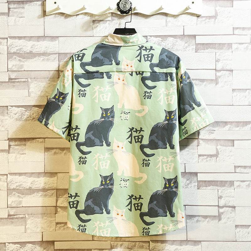 Fashion Print Men's Casual Shirt Jacket - Mubimart