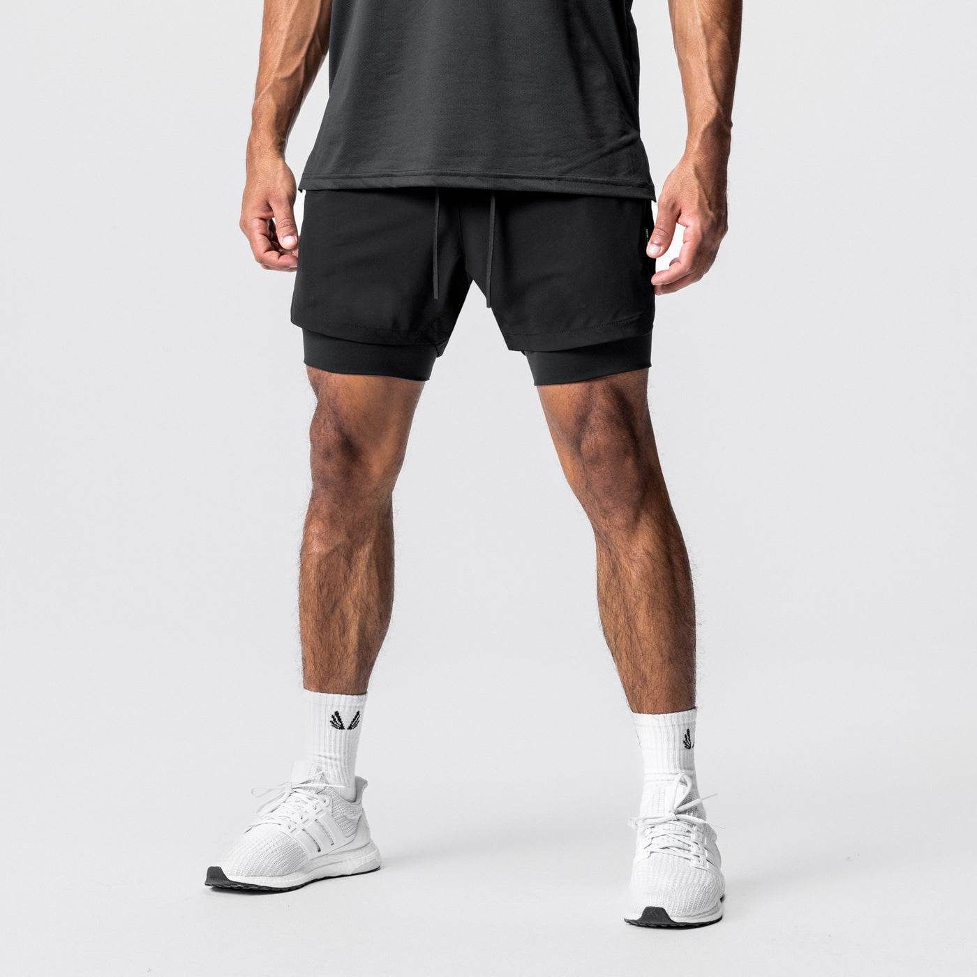 Workout Shorts Men's Nylon Running Training Elastic Quick-drying - Mubimart