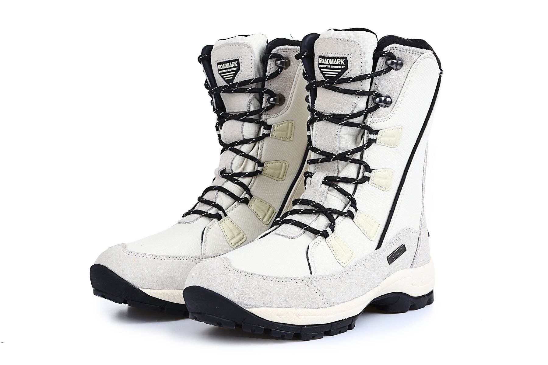 Women's Outdoor Mid-calf Length Thermal Snow Boots - Mubimart