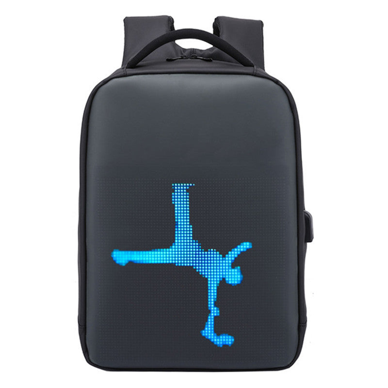 Wasserdichter LED-Display-Rucksack, dynamische Reisetasche