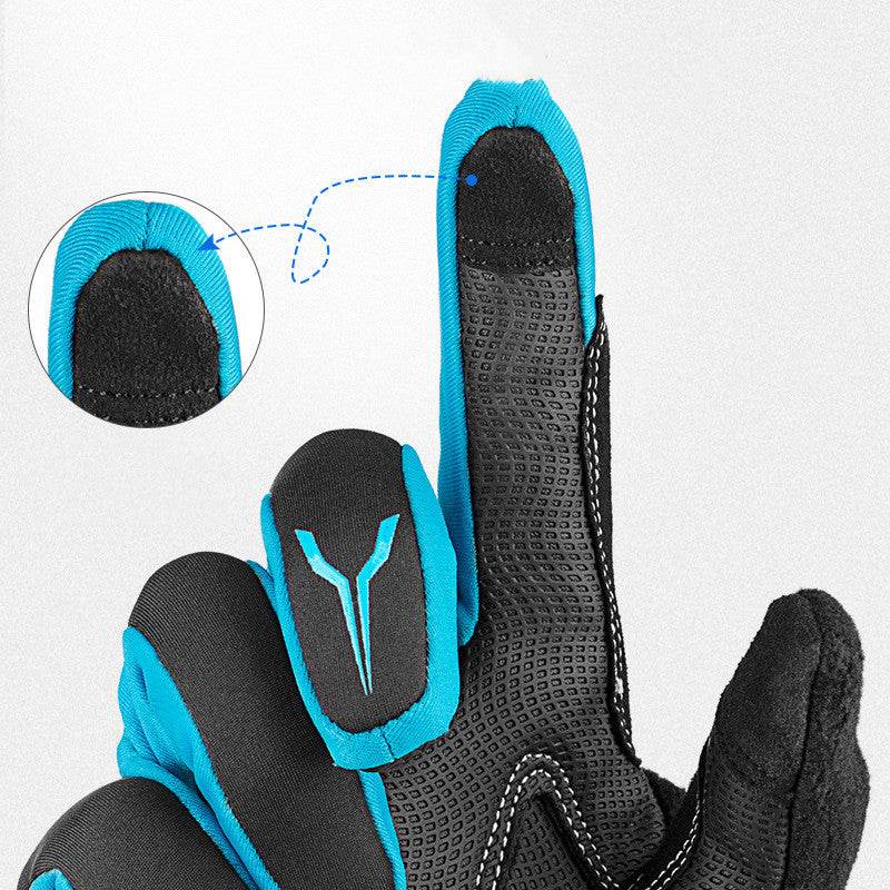 Highway Bicycle Gloves Long Finger Bicycles For Men And Women Cycling Fixture Autumn And Winter - Mubimart