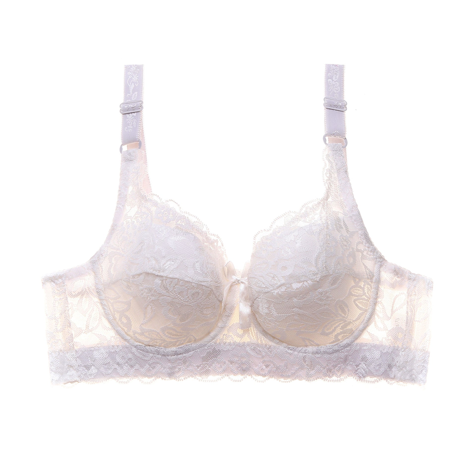 Lace Sexy Plus Size Thin Bra - Mubimart -  