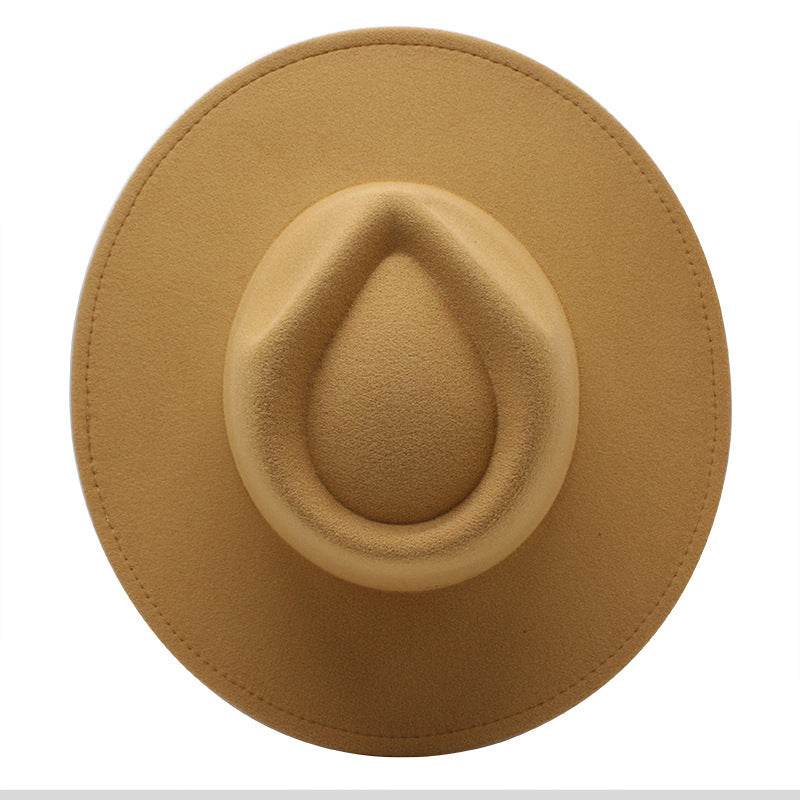 New Woolen Casual Fedora Hat - Mubimart