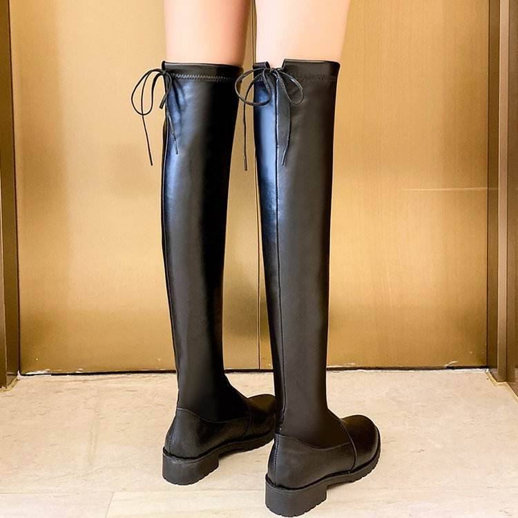 Over-the-knee Boots Thin Tall Flat-bottomed - Mubimart