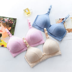 Wirefree Breastfeeding Maternity Bra - Mubimart -  