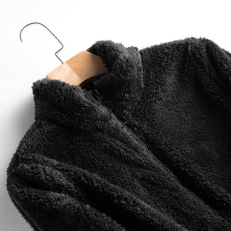 Coral Fleece Jacket - Mubimart
