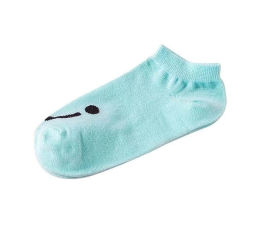 Cute cotton socks low-cut non-slip ladies boat socks - Mubimart -  