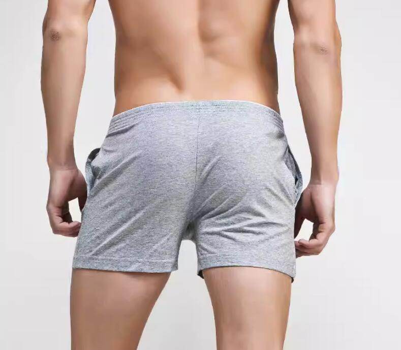 Men's Cotton Loose Breathable Workout Shorts Underwear - Mubimart