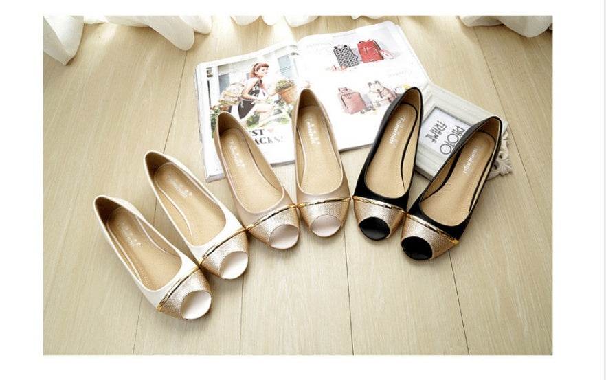 Designer ladies summer shoes women flats big size 34-43 new arrival bling leather shoes zapatillas mujer - Mubimart