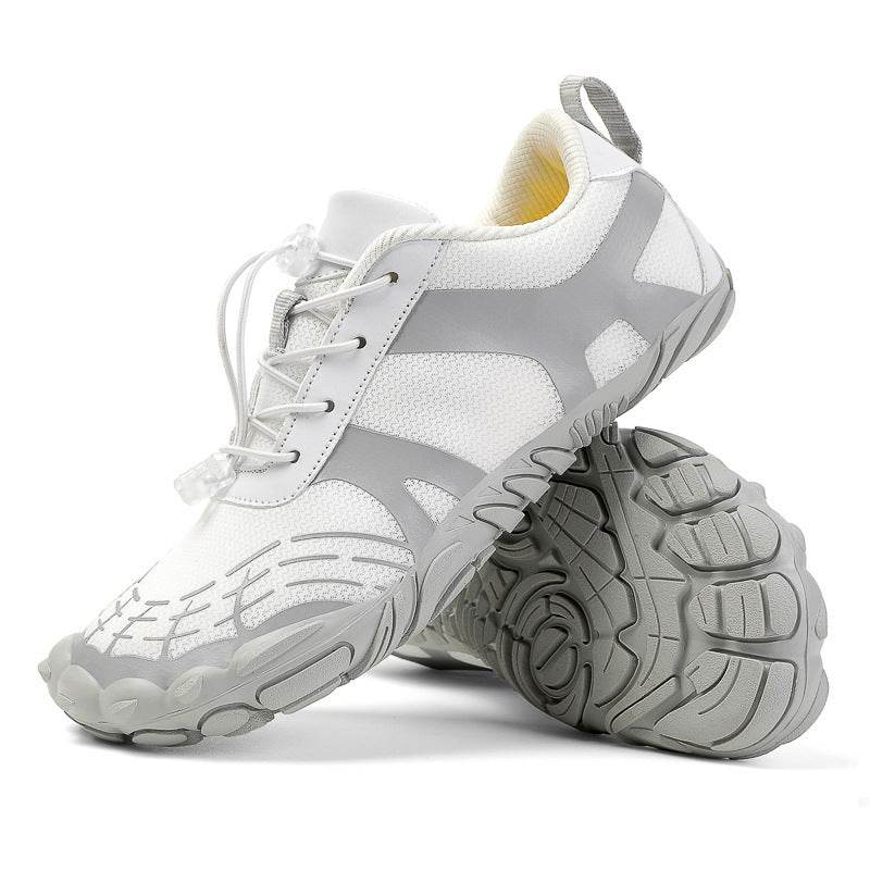 Outdoor Five-finger Hiking Breathable Hiking Boots Thickened Cross-country Non-slip Upstream Shoes - Mubimart