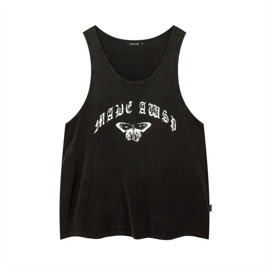 Abstract Butterfly Sports Undershirt Waistcoat T-shirt For Men - Mubimart