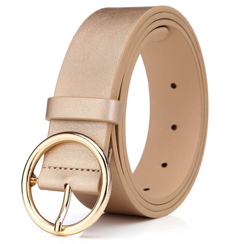 Round belt personalized Korean belt - Mubimart