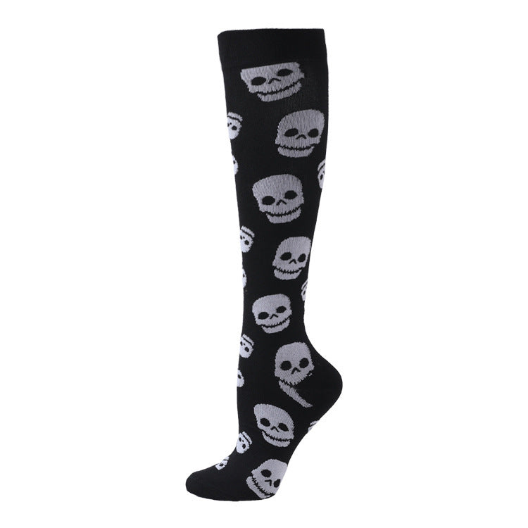 Sports Compression Socks Pattern Stretch Stockings - Mubimart -  