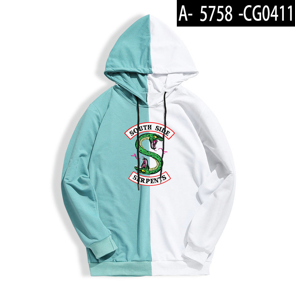 RIVERDALE SPLICE COLOR HOODIES - Mubimart -  