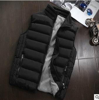 Men's vest fashion slim cotton vest men new men's cotton vest - Mubimart