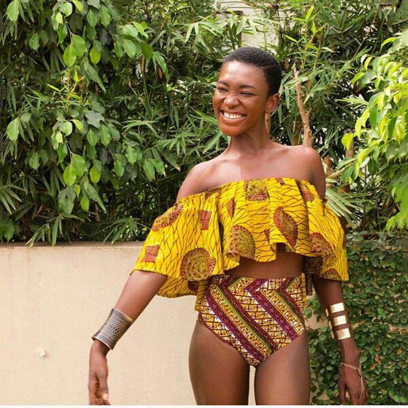 Printed bikini swimsuit - Mubimart