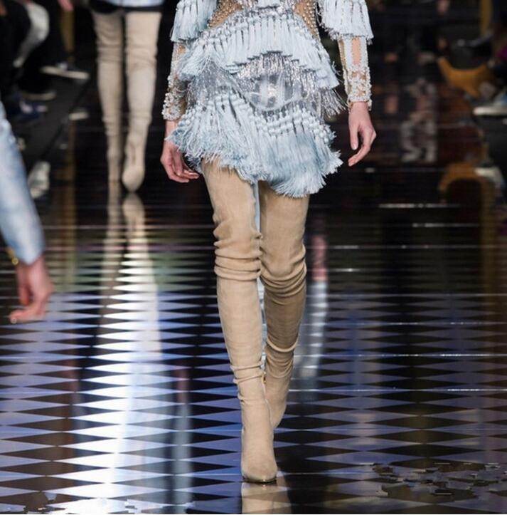 Knight over the knee boots - Mubimart