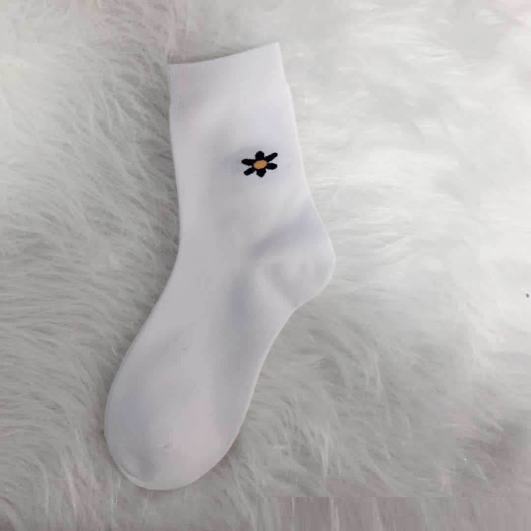 Spring Socks Letters Tube Socks Ins Japanese Pure Cotton Socks Hip Hop European And American Style Athletic Socks - Mubimart
