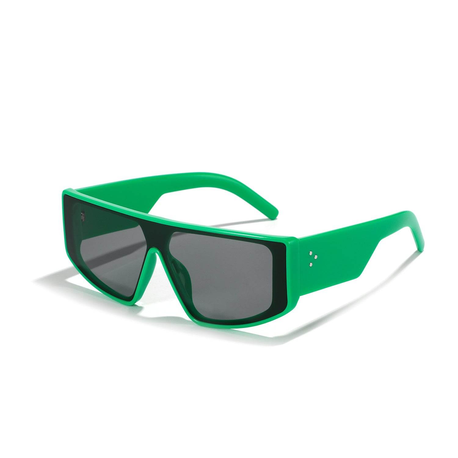Men's Oversized One-piece Sunglasses Rivet - Mubimart