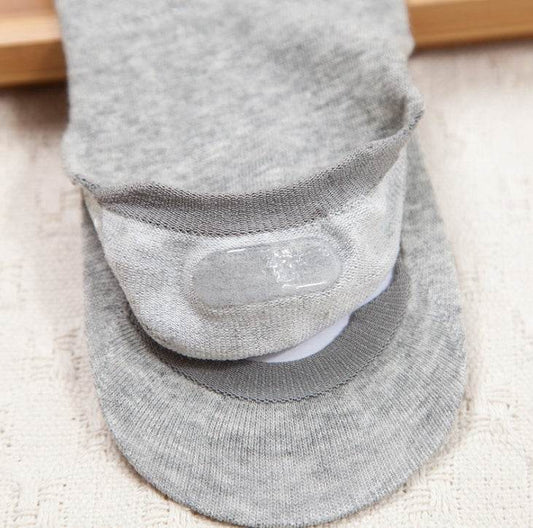 Low-back boat socks Thin section shallow mouth invisible socks spring and summer sports men's cotton socks - Mubimart