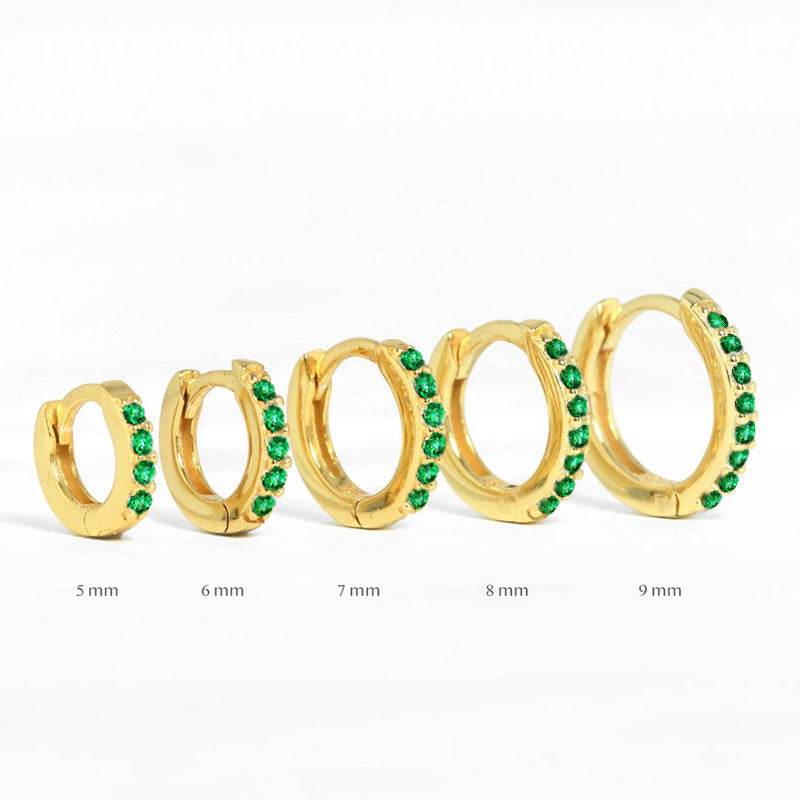 Women And Men Silver Earrings Hoops - Mubimart