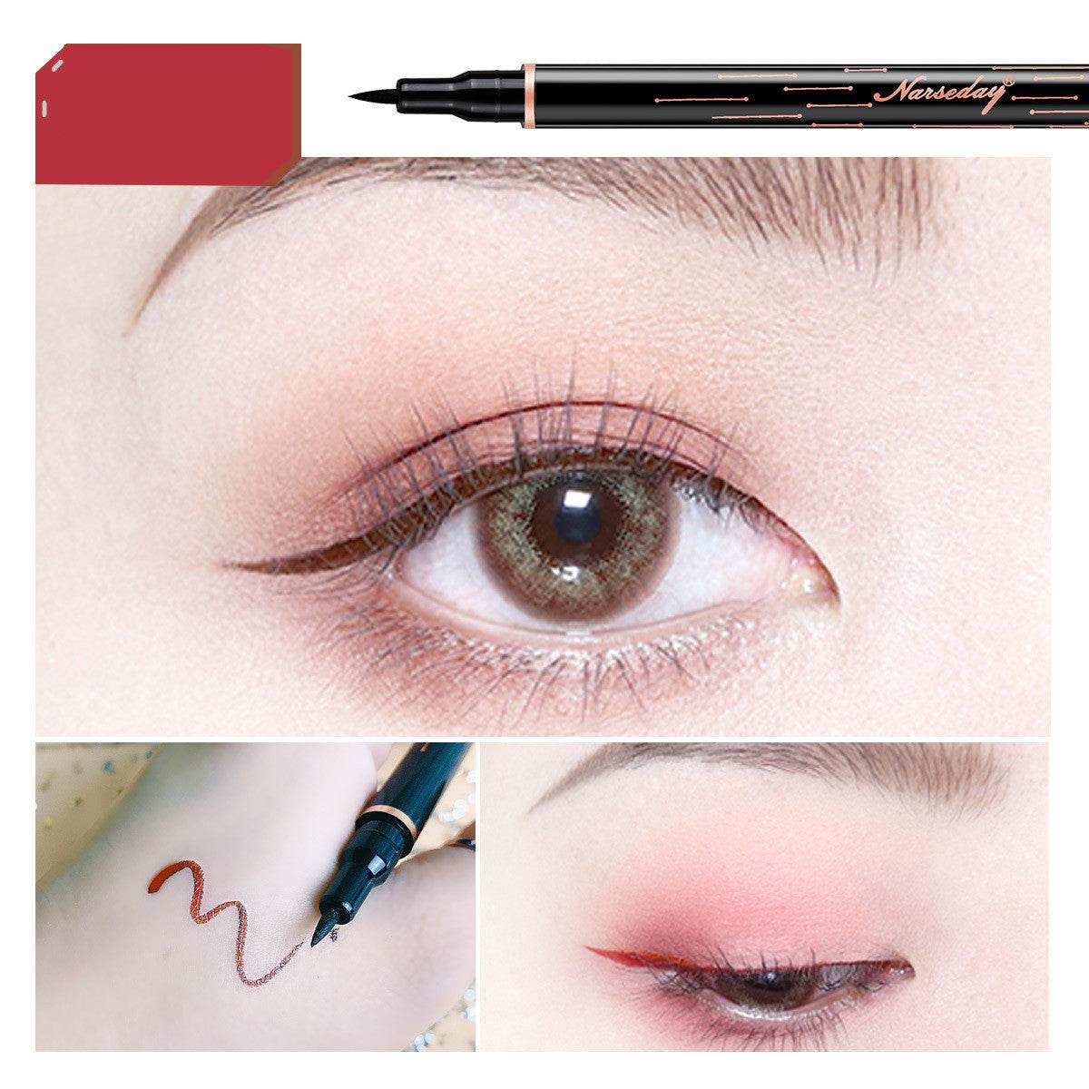 Color Eyeliner Pencil Does Not Smudge Waterproof Sweatproof Long-lasting Quick-drying - Mubimart
