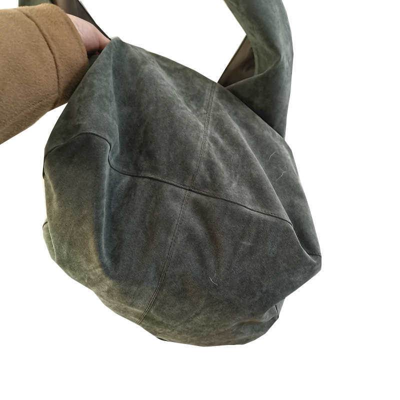 Flannelette Satchel Artistic Retro Messenger Bag - Mubimart