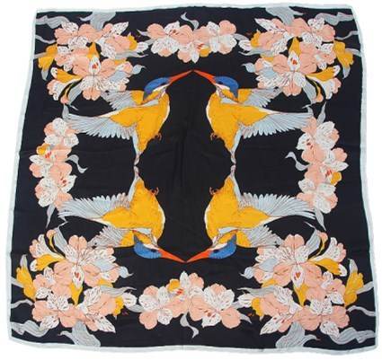 Fashion Silk Scarves Female Printing Hijab - Mubimart
