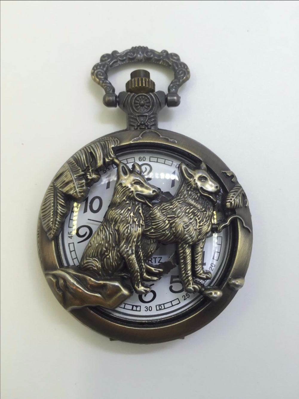 Retro Antique Chinese Pendant Necklace Mens Round Bronze - Mubimart