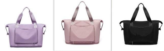 Foldable Large Capacity Women Gym Bags Shoulder Bag Women Training Travel Handle Handbag Yoga Sport Crossbody Tote Bag Women - Mubimart