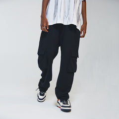 Men's Straight Loose Double Pocket Sweatpants